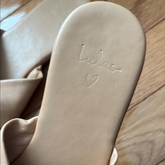 Lulu's Tan Sandals Minimalist Design - Picture 5 of 8